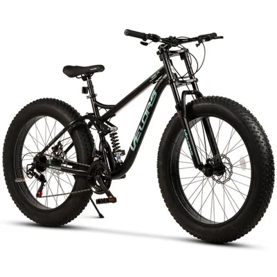 Produktbild von VELORS Fatbike 26 Zoll Fat Tire 4.0 MTB für Herren Damen und Jungen 21 Gang Shimano Tourney Schaltwerkmechanische Scheibenbremse Fat Bike Mountainbike
