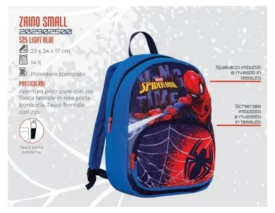 Produktbild von Seven Rucksack für Kinder mit Spider-Man Motiv, kleine Größe für den Kindergarten