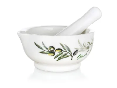 Zdjęcie produktu dla Moździerz ceramiczny OLIVES 11,5 x 6 cm