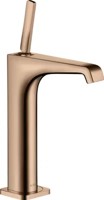 Produktbild von Einhebel-Waschtischmischer 190 AXOR CITTERIO E DN 15 f Waschschüs. o Zugst. pol. red go polished red gold
