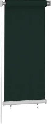 Zdjęcie produktu dla Roleta zewnętrzna vidaXL 60 x 140 cm, ciemnozielona, HDPE