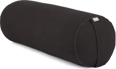Produktbild von Yoga Bolster BASIC Dinkel schwarz | Dinkelhülsen