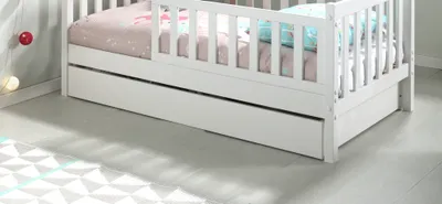 Produktbild von Vipack - Bettschublade zum Juniorbett, Ausf. MDF weiß lackiert