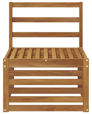 Produktbild von Best Möbel Outdoor Mittelsofa Massivholz Akazie Natur 59 x 63 x 73 cm - Gartensofas designMöbel71176