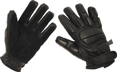 Produktbild von MFH Lederhandschuhe, "Protect", schnitthemmend, schwarz
