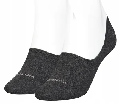Produktbild von Calvin Klein - "Footie" Liner Socken für Herren(2er-Pack) PP2713 (38 EU - 42 EU) (Grau)