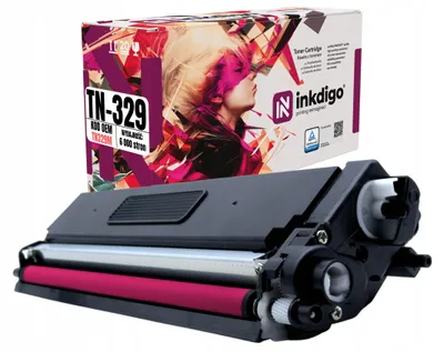 Produktbild von Inkdigo Toner TN329M für Brother DCP-L8450CDW, HL-L8350CDW, HL-L8350CDWT, MFC-L8600CDW – Magenta, 6000 Seiten,