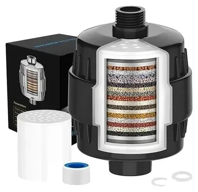Produktbild von Duschwasserfilter, Entfernung von Schwermetallen und Chlor, einfache Installation, 20 Stufen Wasserfilter