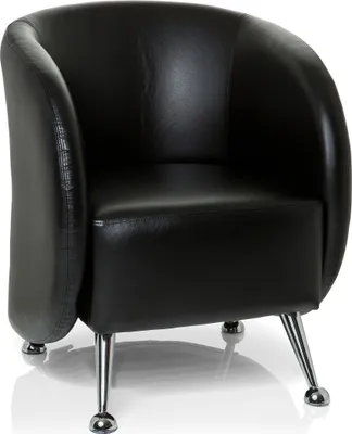 Produktbild von hjh OFFICE Polstersessel ST. LUCIA Kunstleder Sessel Relaxsessel gepolstert
