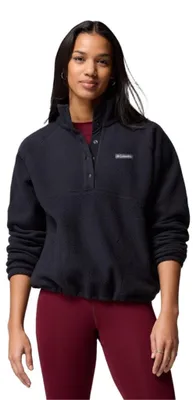 Produktbild von Columbia Jasper Ridge™ Pebbled Snap Fleece Mit Halbem Reißverschluss Schwarz M Frau Schwarz M