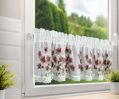 Obrázok produktu pre Sieťová Záclona Isa 30X150 Kvetov