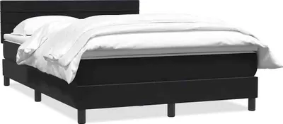 Immagine prodotto di Giroletto a Molle con Materasso Nero 160x210 cm in Velluto