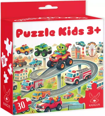 Obrázok produktu pre Puzzle 30 elementów dla dzieci Auta 3+
