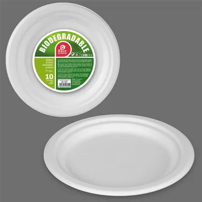 Produktbild von Dessertteller biologisch abbaubar ø17 cm, 10 Stück
