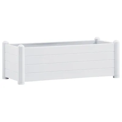 Obrázok produktu pre Vyvýšený záhradný záhon PP biely 100x43x35 cm