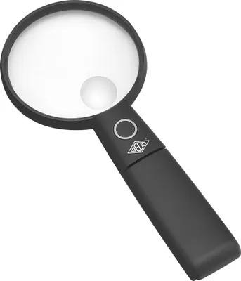 Produktbild von WEDO Lupe schwarz 2-fach