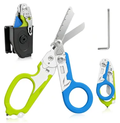 Image de Ciseaux multifonctionnels 6-en-1 pour situations d'urgence
