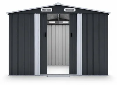 Obrázok produktu pre Aga Záhradný domček 300x248x193 cm Tmavošedý