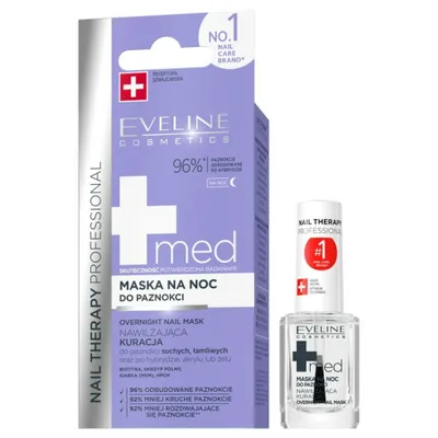 Obrázok produktu pre Eveline Nail Therapy Professional Med+ Nočná maska na nechty 12ml