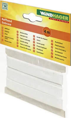 Produktbild von Windhager 10702 Raffband, Zubehör für Seilspannmarkise / Sonnensegel, weiß (4 m)