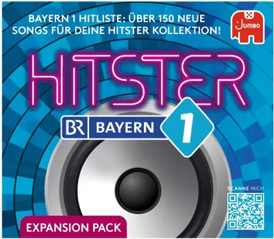 Zdjęcie produktu dla Hitster Bayern 1 lista przebojów pakiet rozszerzeń muzyczna gra karciana 1 szt