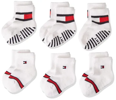 Produktbild von Tommy Hilfiger Uni Baby Crew Socken, Weiß, 23-26 EU