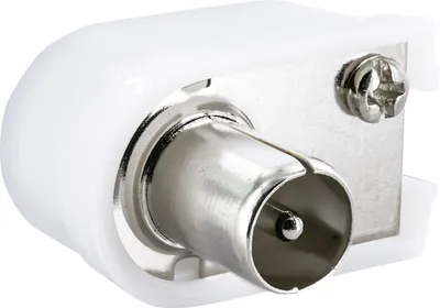 Produktbild von Schwaiger WST10 532, Koax, Männlich, 90°, Weiß