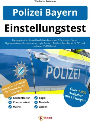 Produktbild von Einstellungstest Polizei Bayern