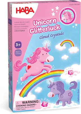 Produktbild von Haba Brettspiel Einhorn Glitzerglück - Wolkenkristalle Kinderspiel