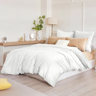 Productafbeelding van TRANKIELO® - Flanellen winterbeddengoed 220 x 240 cm - 3-delig, warm en onderhoudsarm, inclusief kussenslopen