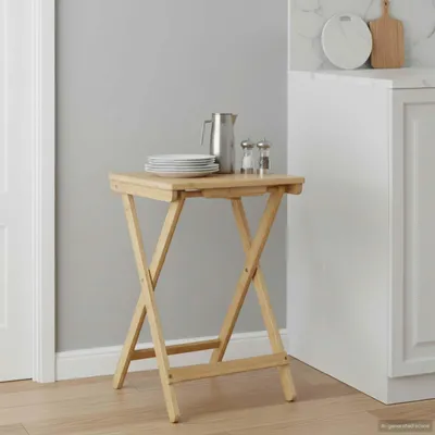 Produktbild von "Neues Produkt" Küchentisch Natur 40x30x53,5 cm Bambus - Esstische V2946