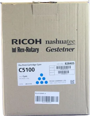 Produktbild von Ricoh Cyan - original - Tonerpatrone - für