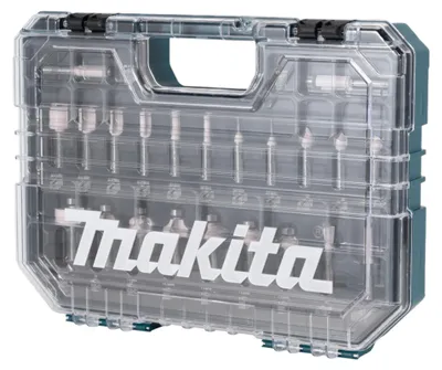 Zdjęcie produktu dla Makita D-74778, Zestaw frezów, 8 mm, metaliczny, 250 mm, 345 mm