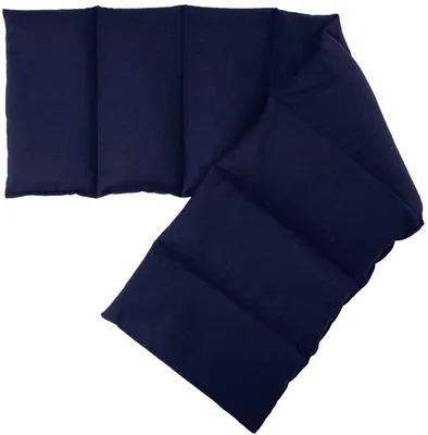 Produktbild von Rapssamenkissen 75x20cm groß 8-Kammer, dunkelblau - Wärmekissen, Körnerkissen
