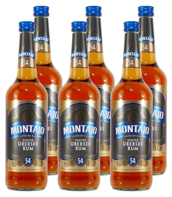 Produktbild von MONTAJO Echter Übersee Rum (6 x 0,7L)