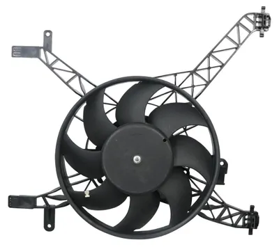Produktbild von HELLA 8EW 366 420-771 Lüfter Motorkühlung Kühlerlüfter für FORD Fiesta Mk6 Schrägheck (JA8, JR8) Wasserkühler Ø280mm