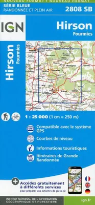 Obrázok produktu pre Hirson, Fourmies: mierka 1:25 000