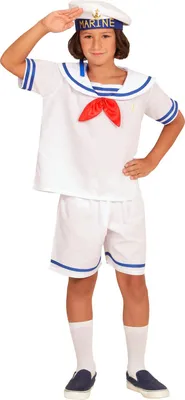 Produktbild von Retro Sailor Marine Kinderkostüm