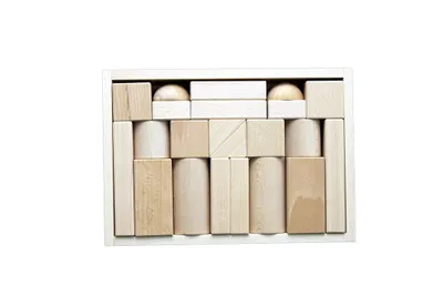 Produktbild von Ebert 206026 Baukasten natur Holzbausteine