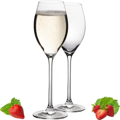 Produktbild von IMPERIAL Proseccogläser 230ml (max. 290ml) Set 2-Teilig "Havanna" Sektgläser aus Crystalline Glas Spülmaschinenfest