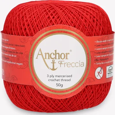 Immagine prodotto di Anchor Freccia 16 – Filato di cotone sottile per lavori all'uncinetto delicati (colore 00046)