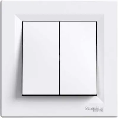 Produktbild von Schneider Electric Doppeltaster Asfora weiß - EPH1100121