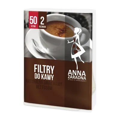 Obrázok produktu pre Anna Zaradna Kávové filtre veľkosť 2 50 kusov