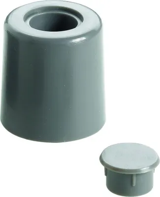 Produktbild von Hettich Türstopper 63,0 x 35,0 mm grau - 2 Stück