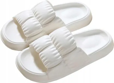 Produktbild von Badeslipper - Badesandalen - Damen - Leichte Schaumstoff- Badeschuhe - Für den Strand - Für das Schwimmbad - Weiß - 36-37