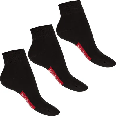 Produktbild von kicker Damen & Herren Kurzschaft Socken (3 Paar) - Schwarz 43-46