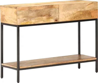 Obrázek produktu pro Konzolový stolek 100 x 35 x 76 cm masivní mangovníkové dřevo