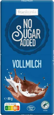 Produktbild von Frankonia No Sugar Added Vollmilch 80g