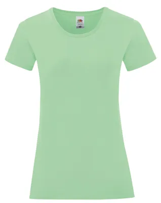 Immagine prodotto di Fruit of the Loom - T-shirt "Iconic 150" da donna FK2487 (S) (verde menta)