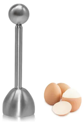 Produktbild von Eierköpfer aus Edelstahl - Eieröffner für weiche hartgekochte und rohe Eier - 1 Stück